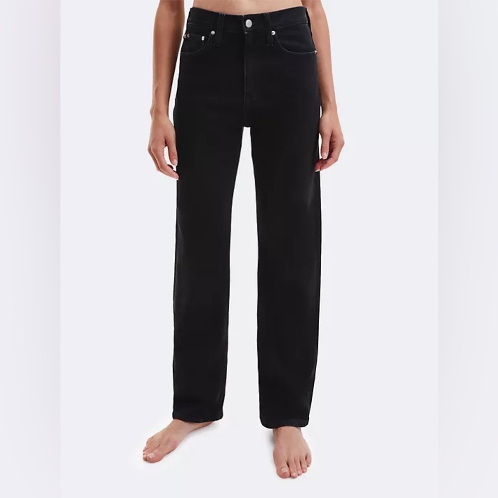 Calvin Klein High Waisted Straight Jean